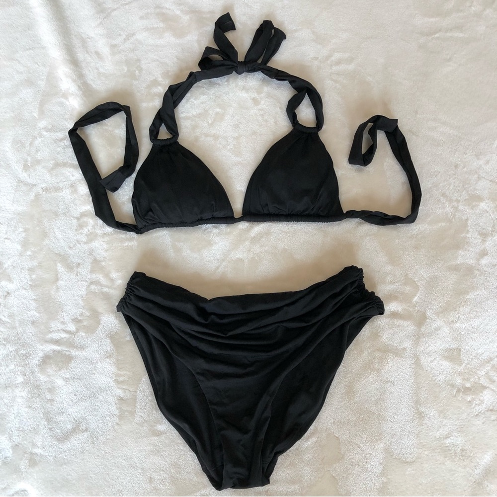 J Crew black bikini